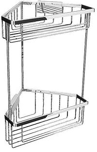 Doppelter Eckduschkorb ROMAN DIETSCHE chrom - 644010