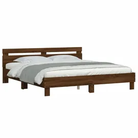 vidaXL Bettgestell 180 x 200 cm Braun
