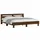 vidaXL Bettgestell 180 x 200 cm Braun