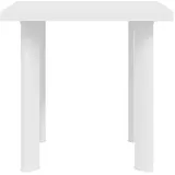 vidaXL Gartentisch 80 x 75 x 72 cm Weiß