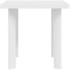 vidaXL Gartentisch 80 x 75 x 72 cm Weiß