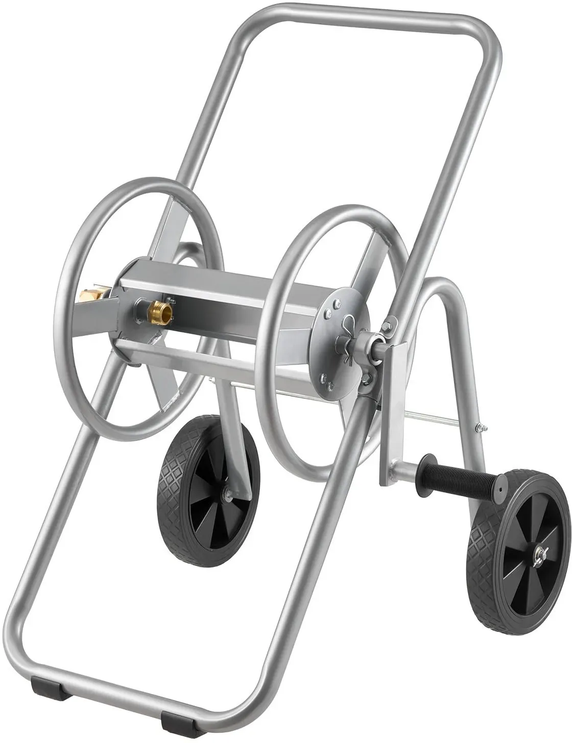 VEVOR Schlauchtrommelwagen, fasst bis zu 1,5 cm x 53 m-Schlauch (Schlauch nicht im Lieferumfang enthalten), Gartenschlauchwagen, mobile Werkzeuge mit Rädern, Außenbepflanzung für Garten, Hof, Rasen