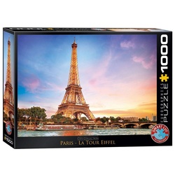 EUROGRAPHICS Puzzle 6000-0765 Paris Eiffelturm 1000-Teile Puzzle, Puzzleteile bunt