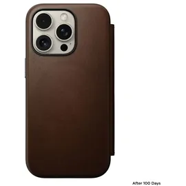 Nomad iPhone 16 Pro Flipcase braun