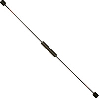 FLEXI-BAR® Athletic, Schwarz, hochbelastbarer Schwingstab von Flexi-Sports mit Einführungs-DVD und Trainingsplan, Schwungstab,  Schwingstick