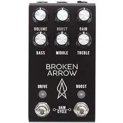 Jackson Audio BROKEN ARROW Black Overdrive Pedal