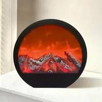 Led Kamin,Kaminlampe,Elektrische Kamine Mit Flammeneffekt,USB&Batteriebetrieben Kaminfeuer Simulation Tischkamin Ornament Nach Hause