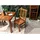 MASSIVMOEBEL24.DE Stuhl Sheesham 45x45x100 gewachst braun