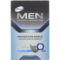 Tena Men Protective Shield Extra Light Inkontinenzeinlagen, 1 x 14 Stück