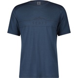 Scott Defined Merino SS Herren T-Shirt-Dunkel-Blau-M
