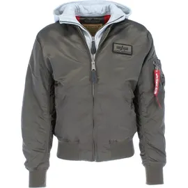 Alpha Industries Ma-1 D-tec Jacke Rep.Grey S