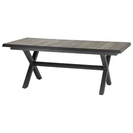 Siena Garden Garten-Essgruppe SIENA GARDEN "Corido", grau (antharzit, grau, grau, anthrazit), Aluminium, Sitzmöbel-Sets, Aluminium, verstellbar, ausziehbar, geeignet für 6 bis 8 Personen