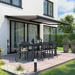 Oviala Business Kassettenmarkise integral 2.95x2.5m aluminium taupe