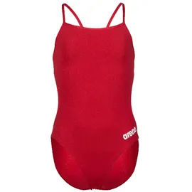 Arena Team Swimsuit Challenge Badeanzug Rot/Weiß 140
