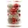 Kaemingk Weihnachtsbaumkugeln Glas Ø 6 cm 20 Stück mix emaille/matt
