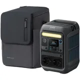 Anker SOLIX C300X Powerstation + Schutztasche, 288Wh LiFePO4 Akku, 300W