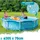 Intex Beachside Metal Frame Pool 305 x 76 cm