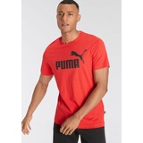 Puma Essentials Logo Men's Tee high risk red XL
