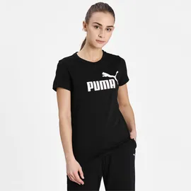 Puma Essentials Logo T-Shirt Damen 01 black XXL