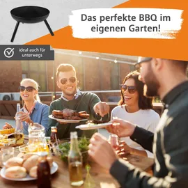 Lemodo Holzkohlegrill schwarz