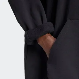 adidas Essentials Loose Fleece Kapuzenpullover Black / Black S