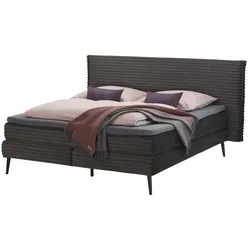 switch Boxspringbett  Harper ¦ grau ¦ Maße (cm): B: 162 H: 116