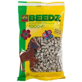 SES Creative SES Beedz Bügelperlen 1000 Stück grau