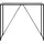 Actona Bartisch 120 x 105 x 60 cm Schwarz