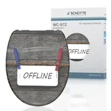 Schütte WC-Sitz Offline Duroplast mit Absenkautomatik