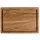 konsimo® Schneidebrett Eiche 1-tlg. 22 x 15 cm Braun