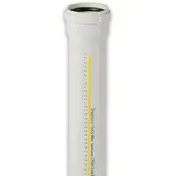 Gebr. Ostendorf Kunststoffe Schallgedämmtes Abwasserrohr mit einseitiger Muffe (Ausführung: DN 78 L=2000 mm)