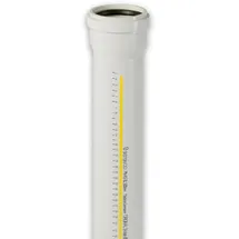 Gebr. Ostendorf Kunststoffe Schallgedämmtes Abwasserrohr mit einseitiger Muffe (Ausführung: DN 78 L=2000 mm)