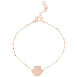 Gemshine Armband Maritim Nautics Muschel Silber im Beach Style Armbänder & Armreife   Grau Damen 