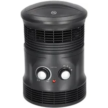 NORDIC HOME CULTURE 360° Heizlüfter 2 Heizstufen, Standgerät, Überhitzungsschutz