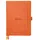 Rhodia Goalbook A5, 120 Bl elfenbein 90g, kariert, Tangerine