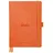 Rhodia Goalbook A5, 120 Bl elfenbein 90g, kariert, Tangerine