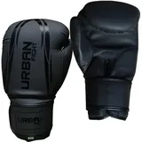 urban fight Training Boxing Kampfhandschuhe - Matt Black / Black - 14 oz