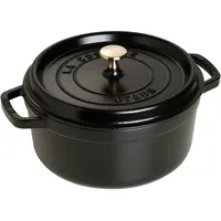 Staub Cocotte, Pfanne + Kochtopf, Schwarz