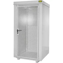 Gasflaschen Container B M0 lackiert RAL9002 Grauweiß Umwelt Lagertechnik