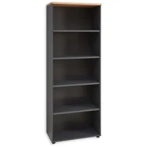 Innostyle Memphis Aktenregal 75 x 38 x 197 cm braun