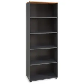 Innostyle Memphis Aktenregal 75 x 38 x 197 cm braun
