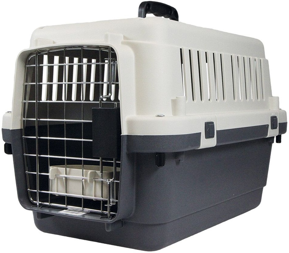 Größe S - stabile und geräumige Transportbox Hundetransportbox ideal für Reisen 1 St