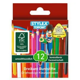 Stylex Buntstift 12 St. mehrfarbig