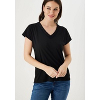 GARCIA V-Shirt, schwarz