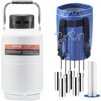 Vevor Flüssigstickstofftank, Stickstoffbehälter 3L LN2 Behälter 6 Kanister