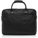 Castelijn & Beerens Firenze Aktentasche RFID Leder 43 cm Laptopfach schwarz