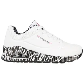 SKECHERS Uno - Loving Love white/black 35