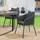Juskys Rope Gartenstuhl 58 x 58 x 78 cm Anthrazit 2 St.