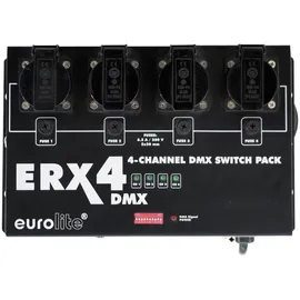 Eurolite ERX-4 DMX Switchpack Schwarz