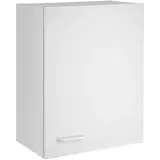 Hängeschrank TOP, Weiß matt - B 40 cm - 1 Tür - 1 Einlegeboden mit 5-facher Höhenverstellung